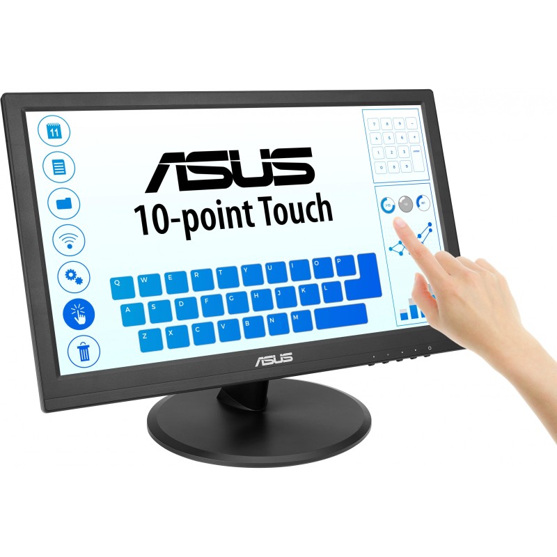 Buy ASUS VT169HE Touch Monitor - 15.6" FHD (1920x1080) IPS, 10-Point Multi-Touch... in Cyprus, Nicosia, Limassol, Larnaka, Pafos