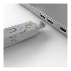 LINDY USB Typ A Portschlösser 4xGrün mit Schlüssel — Buy in Cyprus with Fast Delivery