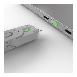 LINDY USB Typ A Portschlösser 4xGrün mit Schlüssel — Buy in Cyprus with Fast Delivery
