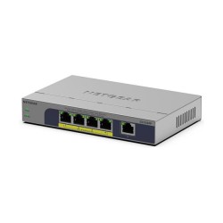 NETGEAR GS105PP - Switch - unmanaged - 1 x 10 100 1000 + 4 x 10 100 1000 (PoE+) - Desktop. wandmontierbar - PoE+ (83 W)