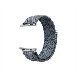 Premium Armband für Apple Watch. Grau Blau. 40mm. 41mm. 38mm. 42mm (Series 10). GA-MAG-BNDA-P-CGBS