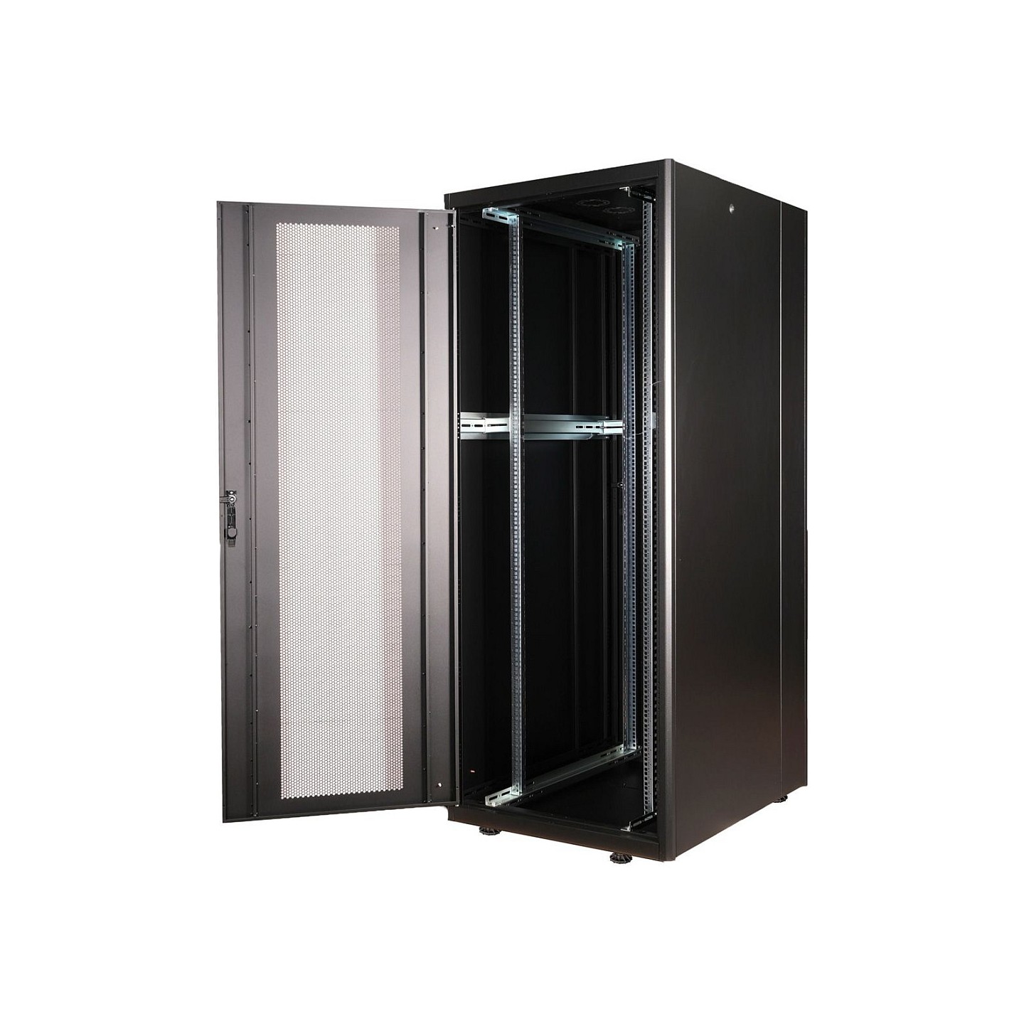 ROLINE 19-Zoll Serverschrank Basic 42 HE. 800x1000 BxT perforiert schwarz — Buy in Cyprus with Fast Delivery