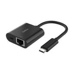 Belkin USB-C Ethernet Ladeadapter. Schwarz. INC019BTBK — Buy in Cyprus with Fast Delivery