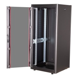 ROLINE 19-Zoll Netzwerkschrank Basic 26 HE. 600x600 BxT Glastr schwarz — Buy in Cyprus with Fast Delivery