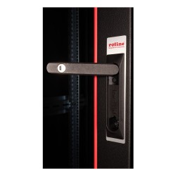 ROLINE 19-Zoll Netzwerkschrank Basic 26 HE. 600x600 BxT Glastr schwarz — Buy in Cyprus with Fast Delivery
