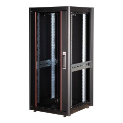 ROLINE 19-Zoll Netzwerkschrank Basic 26 HE. 600x600 BxT Glastr schwarz — Buy in Cyprus with Fast Delivery