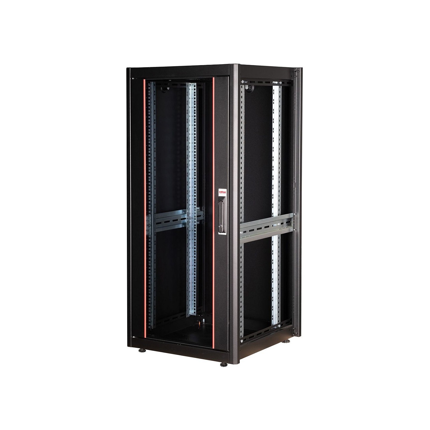 ROLINE 19-Zoll Netzwerkschrank Basic 26 HE. 600x600 BxT Glastr schwarz — Buy in Cyprus with Fast Delivery