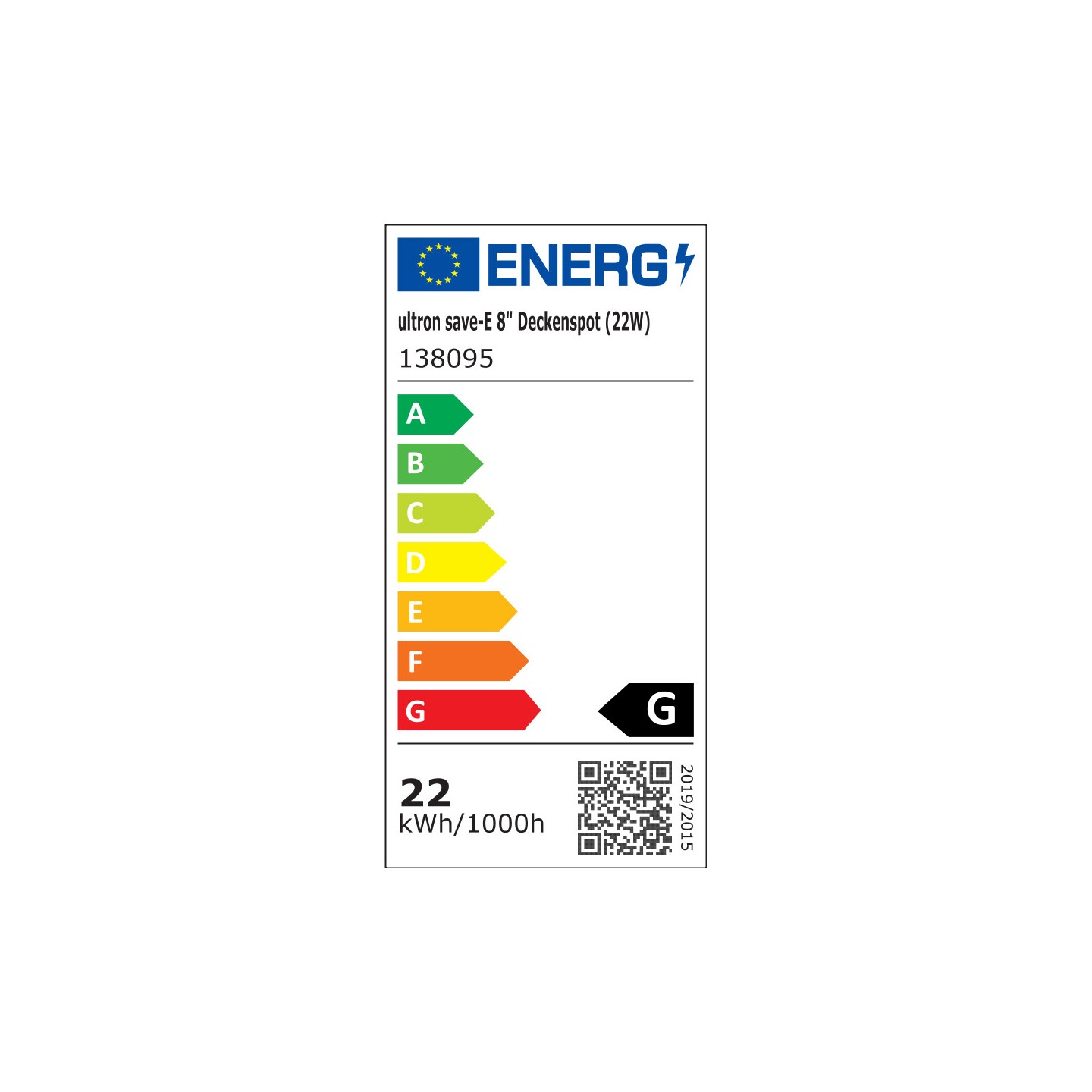 Ultron LED Deckenspot save-E 8'' 22 Watt 4000K. 1500lm — Buy in Cyprus with Fast Delivery