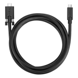 Targus - USB-Kabel - USB-C (M) zu USB-C (M) schraubbar - 1.8 m - Schwarz - fr P N: DOCK191USZ. DOCK430EUZ. DOCK430USZ
