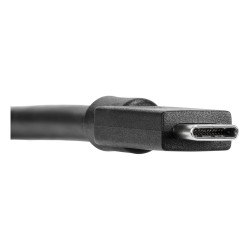 Targus - USB-Kabel - USB-C (M) zu USB-C (M) schraubbar - 1.8 m - Schwarz - fr P N: DOCK191USZ. DOCK430EUZ. DOCK430USZ
