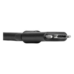 Targus - USB-Kabel - USB-C (M) zu USB-C (M) schraubbar - 1.8 m - Schwarz - fr P N: DOCK191USZ. DOCK430EUZ. DOCK430USZ