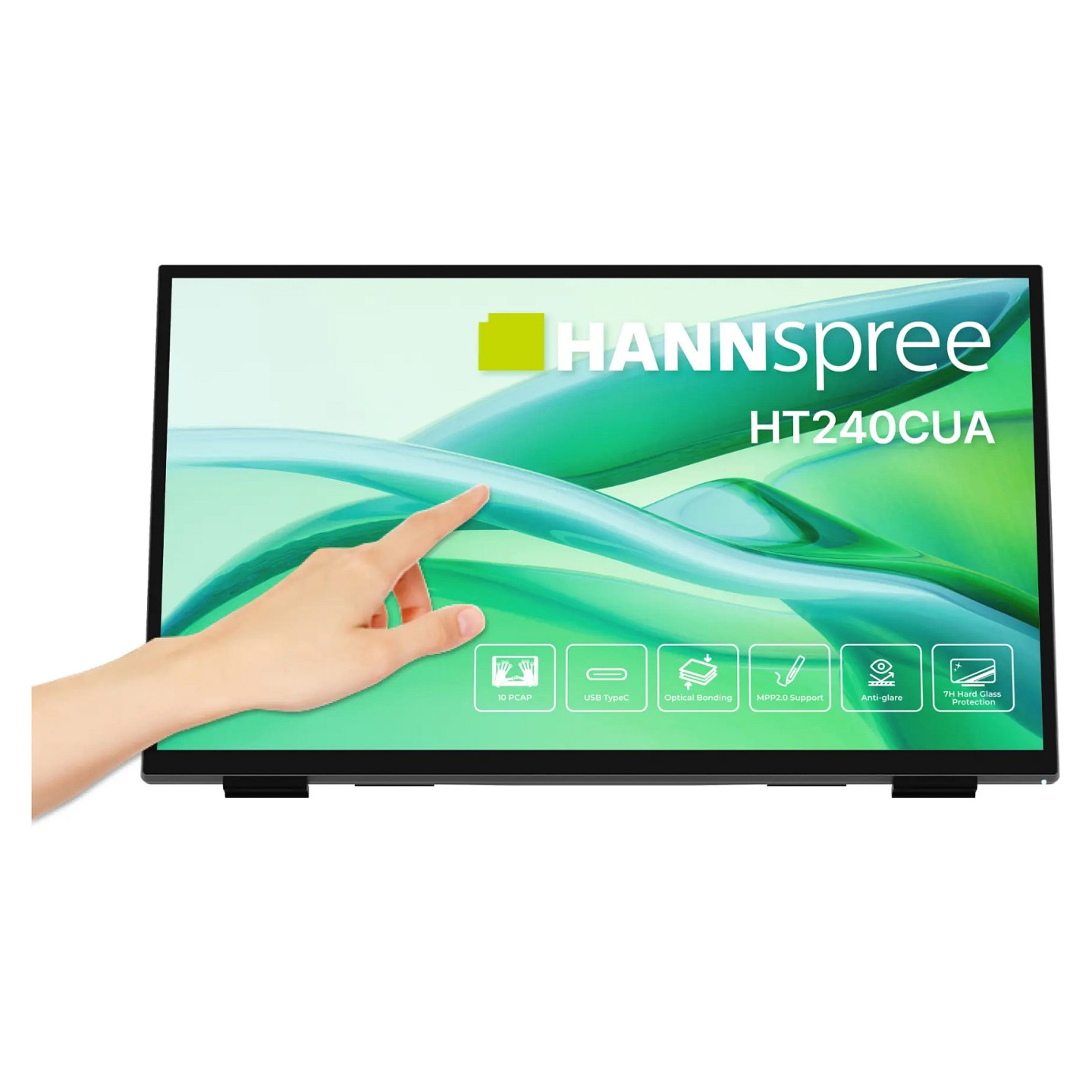 Hannspree 60.4cm (23.8') HT240CUA 16:9 M-TOUCH HDMI+DP+USBC — Buy in Cyprus with Fast Delivery