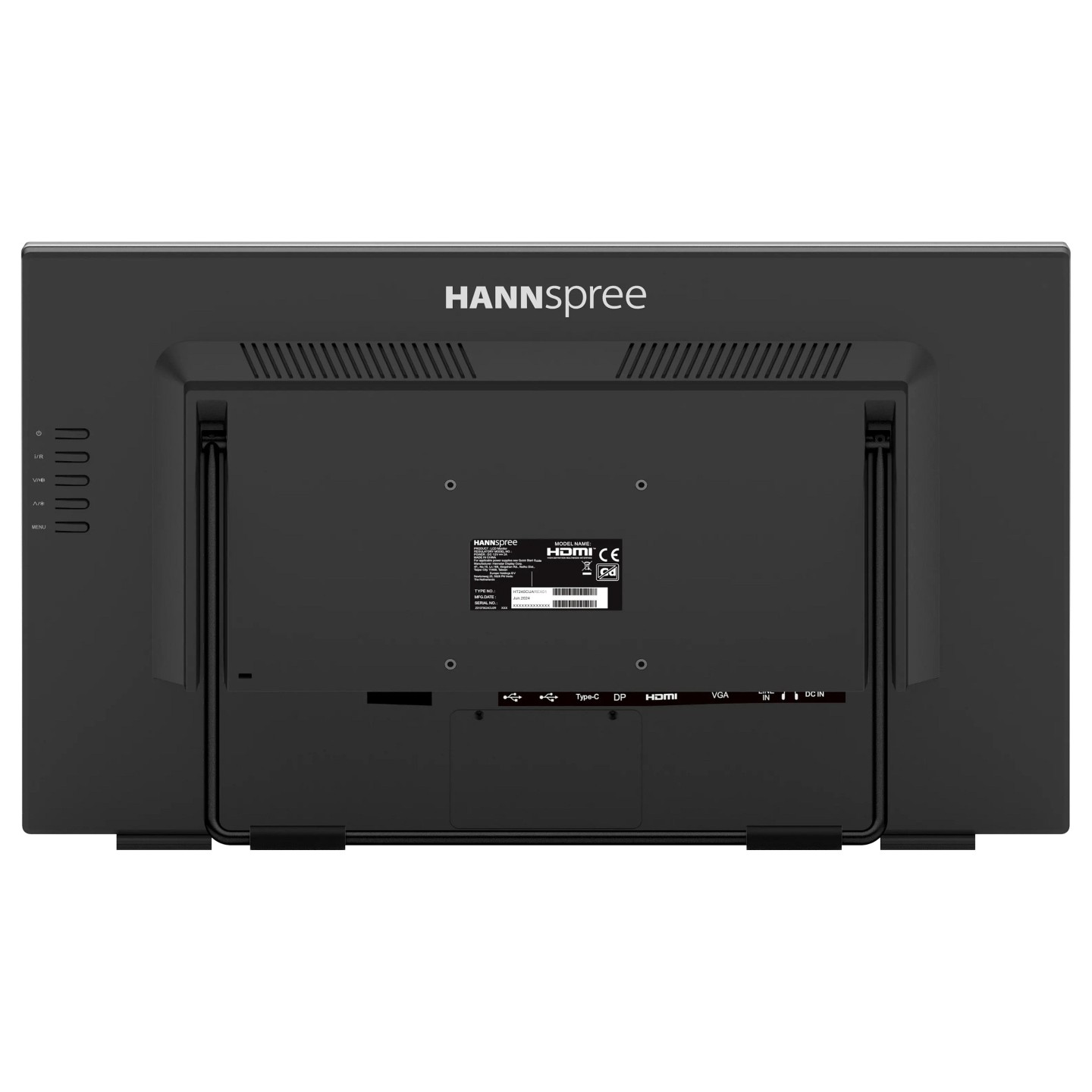 Hannspree 60.4cm (23.8') HT240CUA 16:9 M-TOUCH HDMI+DP+USBC — Buy in Cyprus with Fast Delivery