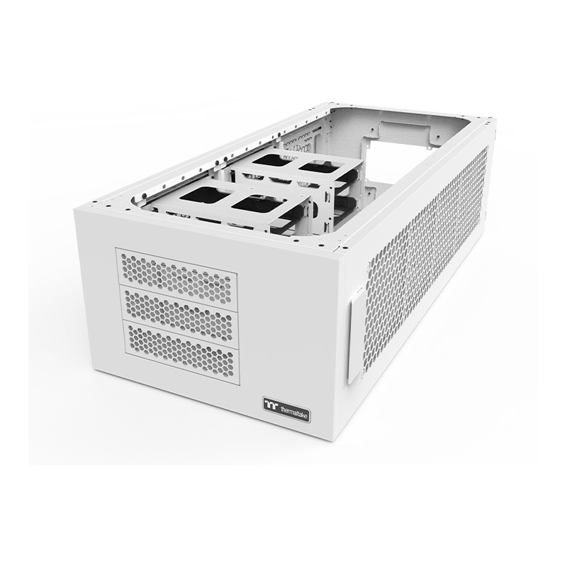 Buy Thermaltake AX100 - Snow White Steel Rack PC Case - 8x3.5" & 8x2.5" Bays, 48... in Cyprus, Nicosia, Limassol, Larnaka, Pafos