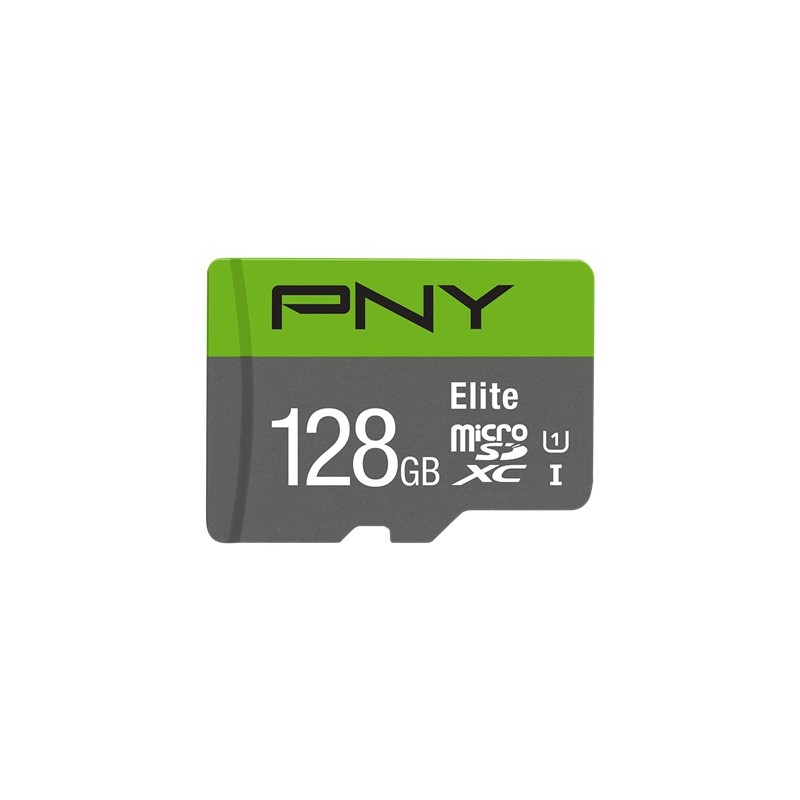 Buy PNY Elite microSDXC 128GB - Class 10 UHS-I (U1) V10 - Green/Grey in Cyprus, Nicosia, Limassol, Larnaka, Pafos