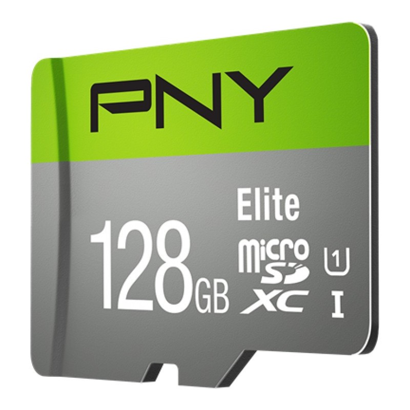 Buy PNY Elite microSDXC 128GB - Class 10 UHS-I (U1) V10 - Green/Grey in Cyprus, Nicosia, Limassol, Larnaka, Pafos