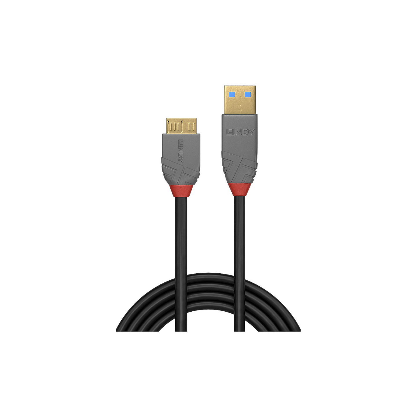 LINDY USB 3.0 Kabel Typ A Micro-B Anthra Line M M 0.5m — Buy in Cyprus with Fast Delivery