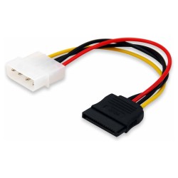 Equip Stromversorgung Adapter 4-polig(M)- to 15PIN SATA ( Polybeutel — Buy in Cyprus with Fast Delivery
