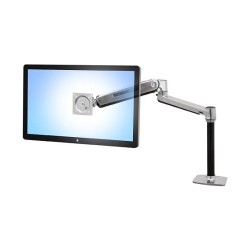 ERGOTRON LX HD Sit-Stand Desk Mount LCD max 13.6kg. anheben 51cm neigen 80grad schwenken 360grad drehen 90grad