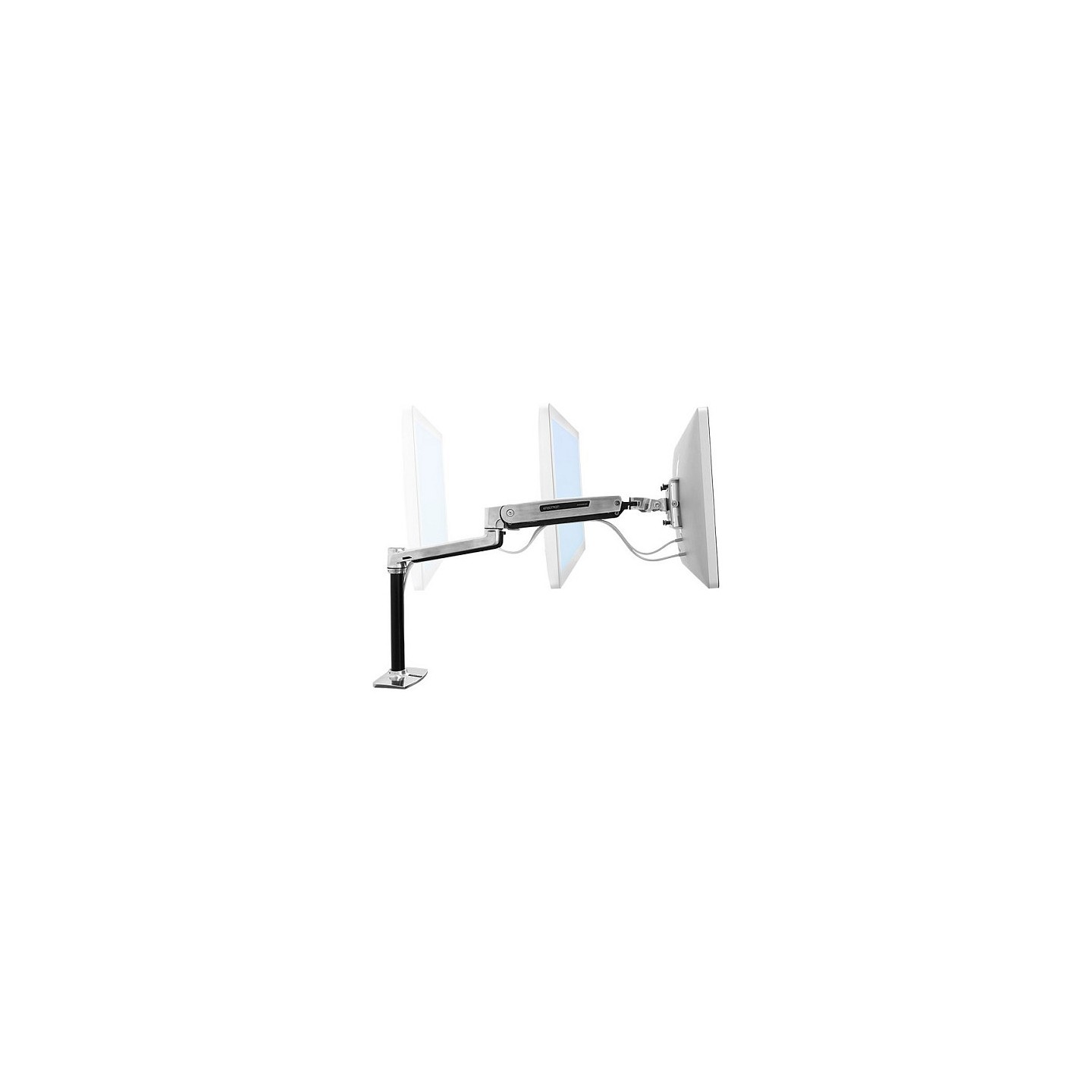 ERGOTRON LX HD Sit-Stand Desk Mount LCD max 13.6kg. anheben 51cm neigen 80grad schwenken 360grad drehen 90grad