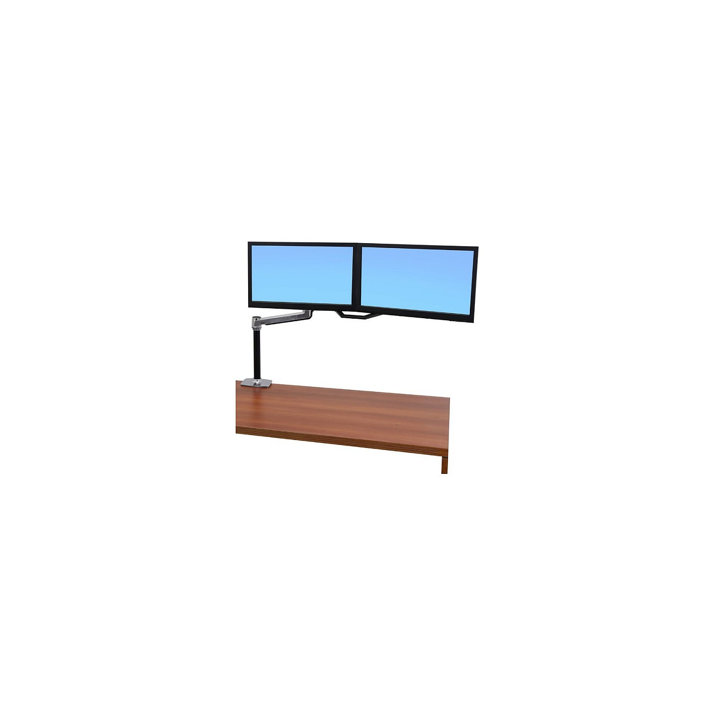 ERGOTRON LX HD Sit-Stand Desk Mount LCD max 13.6kg. anheben 51cm neigen 80grad schwenken 360grad drehen 90grad