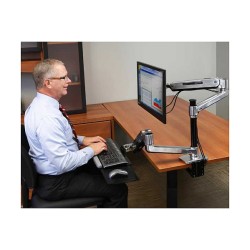 ERGOTRON LX HD Sit-Stand Desk Mount LCD max 13.6kg. anheben 51cm neigen 80grad schwenken 360grad drehen 90grad