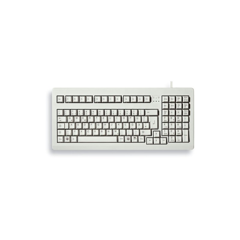 Buy Cherry G80-1800 LPCDE-0 - Full-Size Wired USB QWERTZ German Keyboard, Grey in Cyprus, Nicosia, Limassol, Larnaka, Pafos