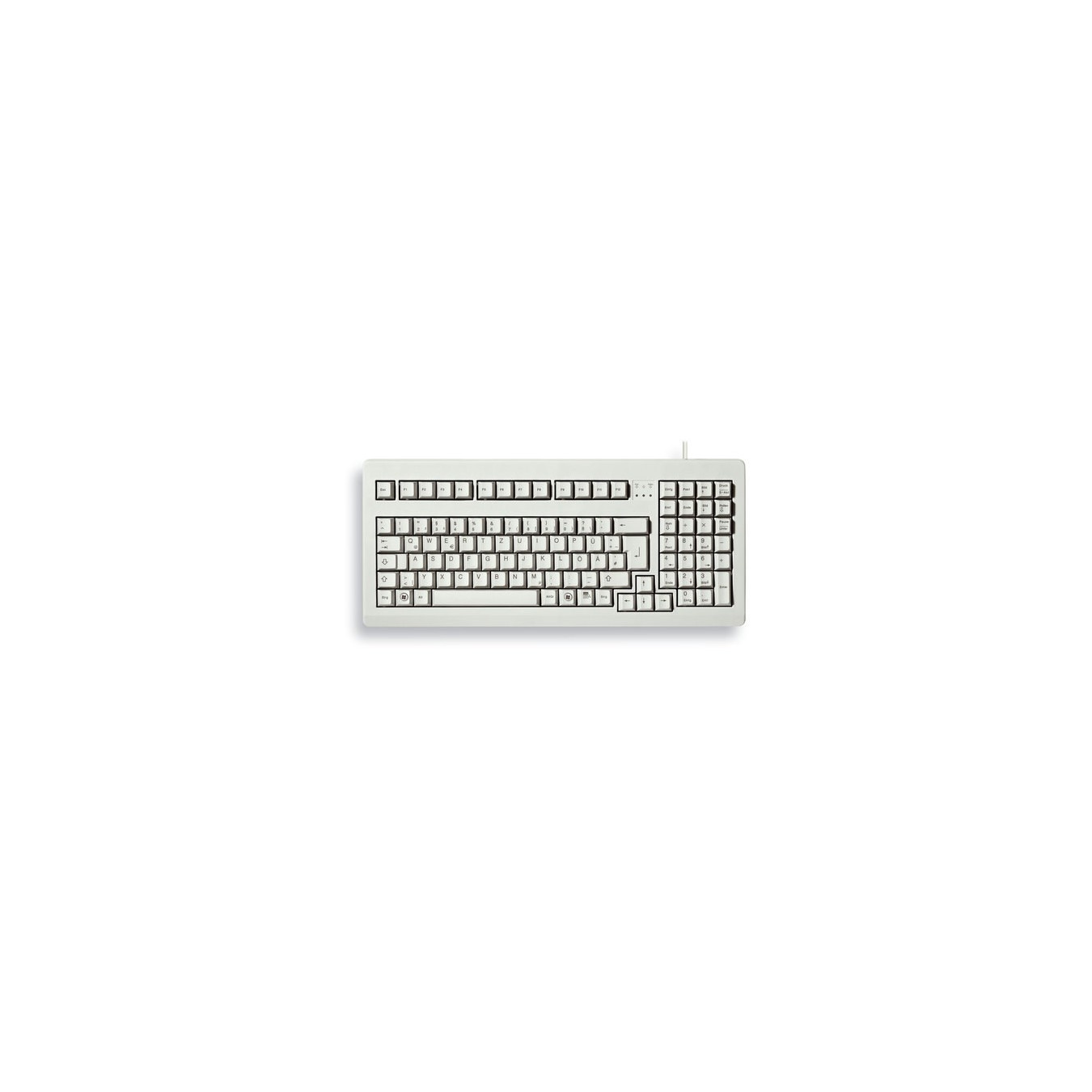 Cherry G80-1800 LPCDE-0 - Full-Size Wired USB QWERTZ German Keyboard, Grey — Buy in Cyprus with Fast Delivery