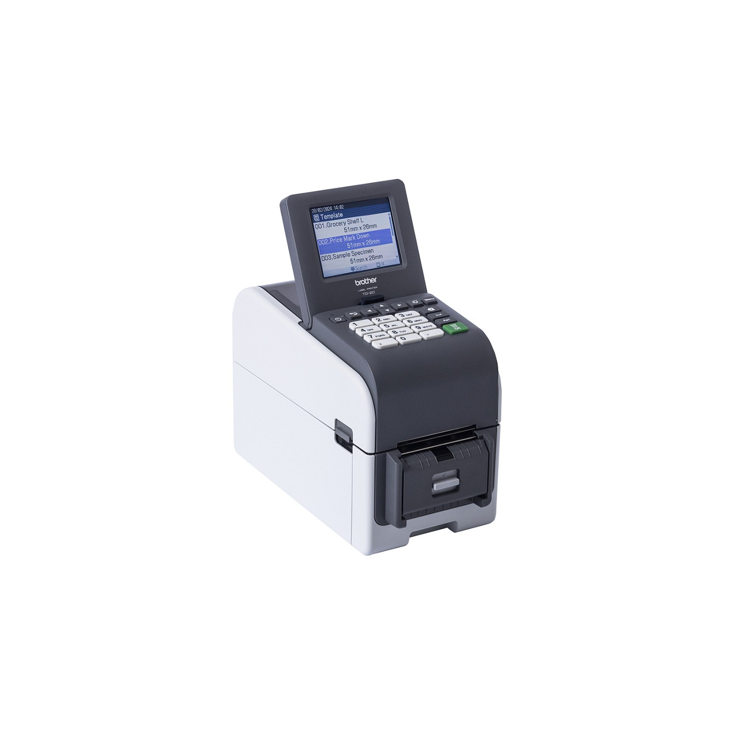 Brother TD-2320DSA203 Thermodirekt-Etikettendrucker bis zu 203 dpi. USB. Seriell. LAN. 152mm Sek.