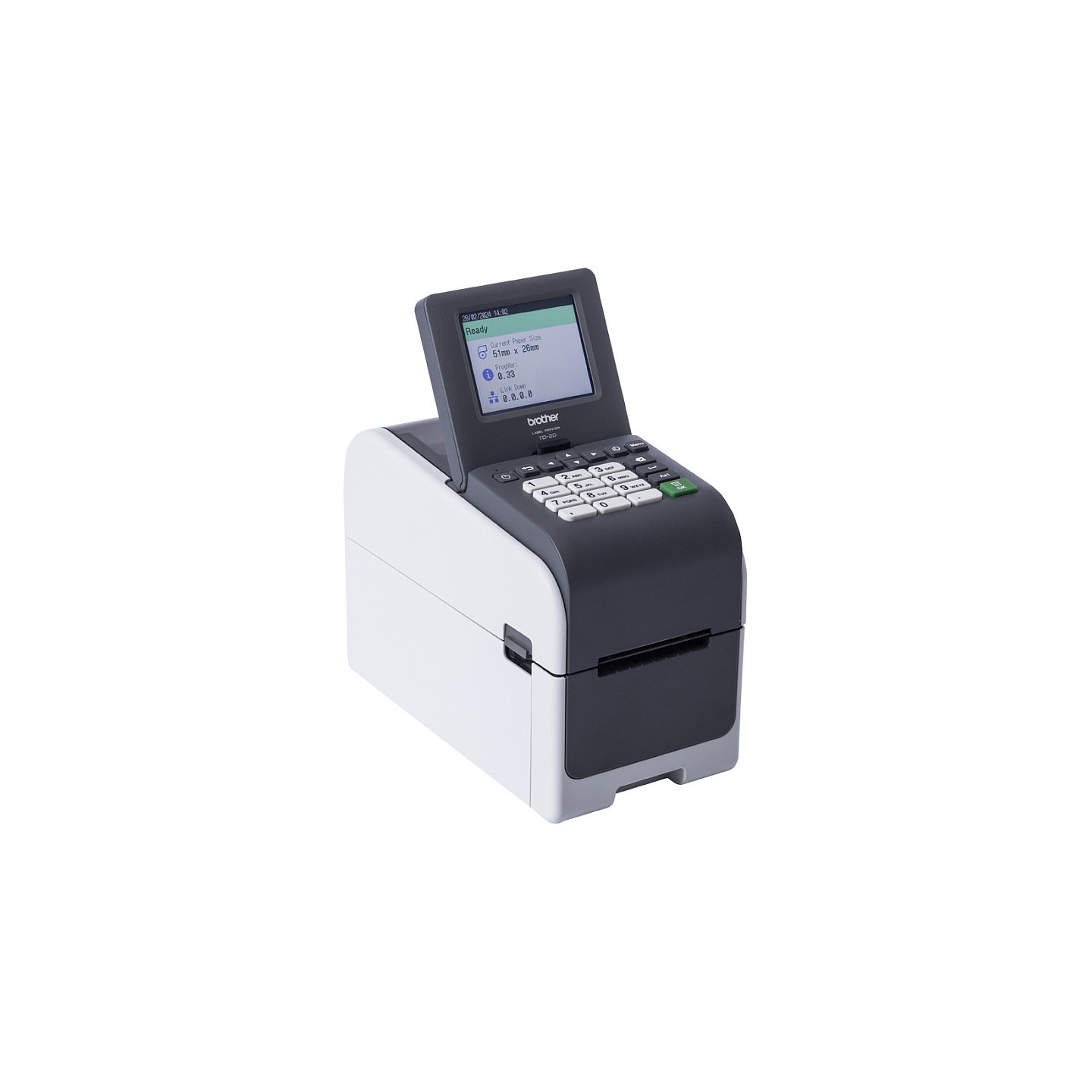 Brother TD-2320DSA203 Thermodirekt-Etikettendrucker bis zu 203 dpi. USB. Seriell. LAN. 152mm Sek.
