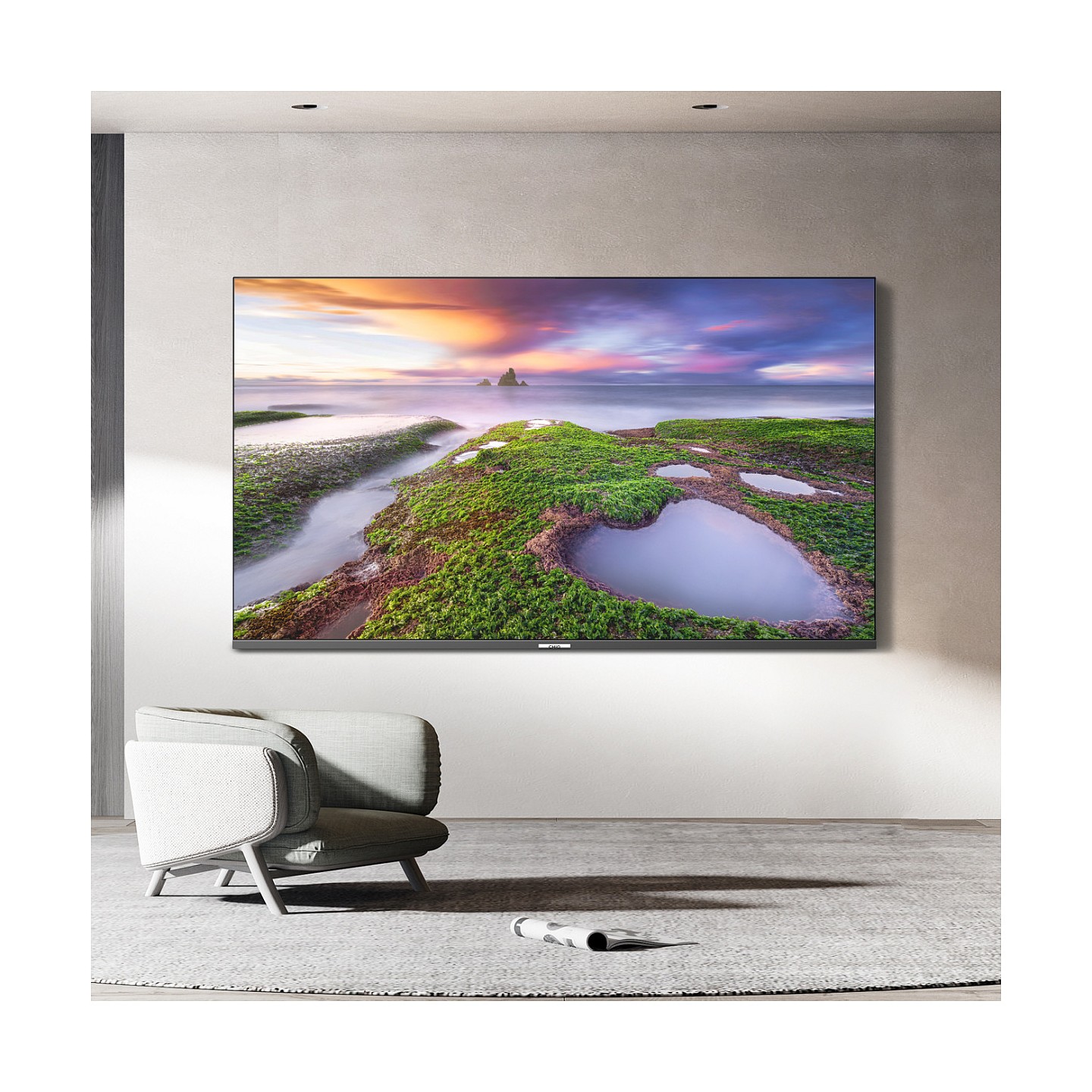 Chiq U50QM8V 50' 127cm 16:9 UHD QLED Google TV bk — Buy in Cyprus with Fast Delivery