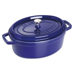 Staub La Cocotte 29cm oval dunkelblau. Gusseisen — Buy in Cyprus with Fast Delivery