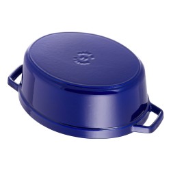 Staub La Cocotte 29cm oval dunkelblau. Gusseisen — Buy in Cyprus with Fast Delivery
