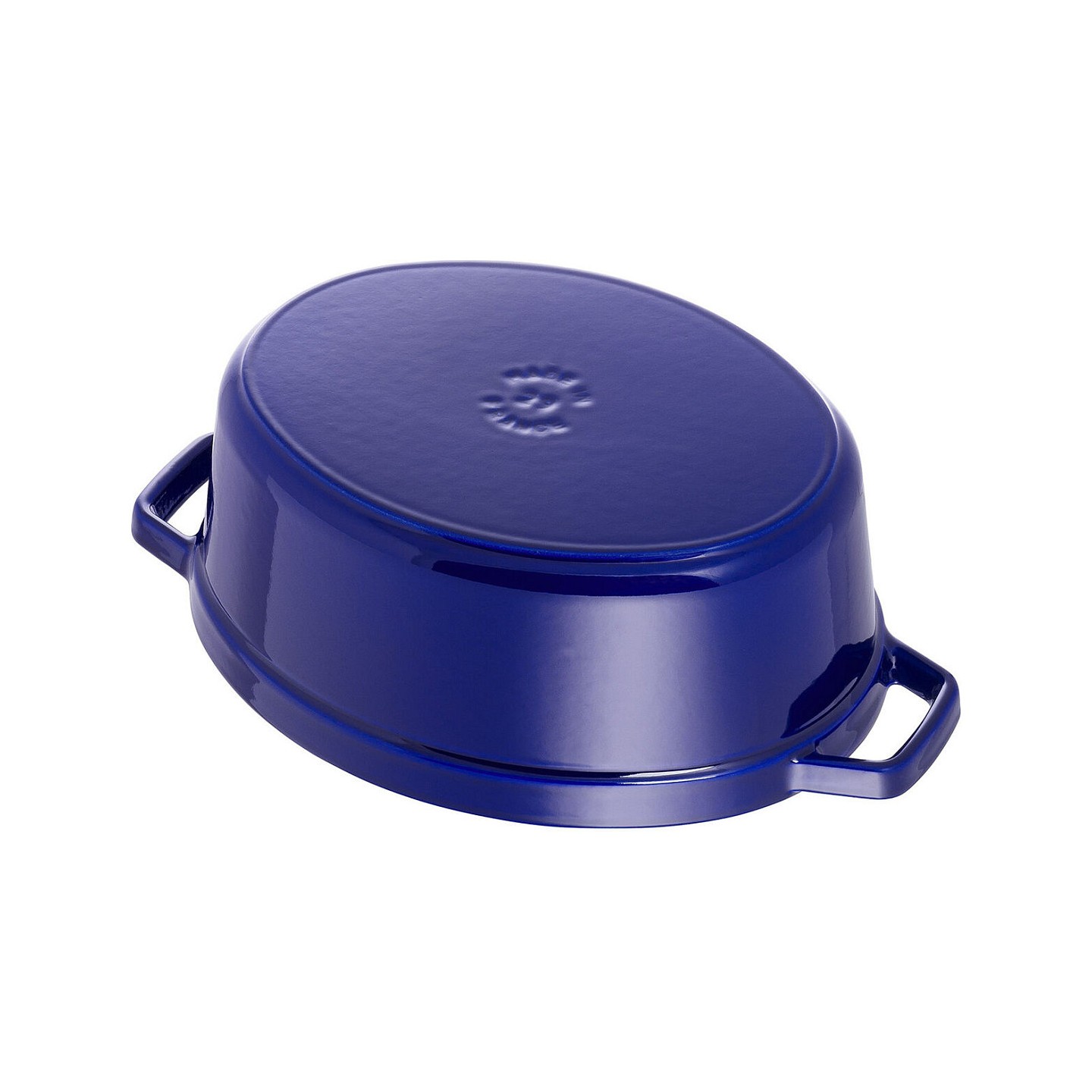 Staub La Cocotte 29cm oval dunkelblau. Gusseisen — Buy in Cyprus with Fast Delivery