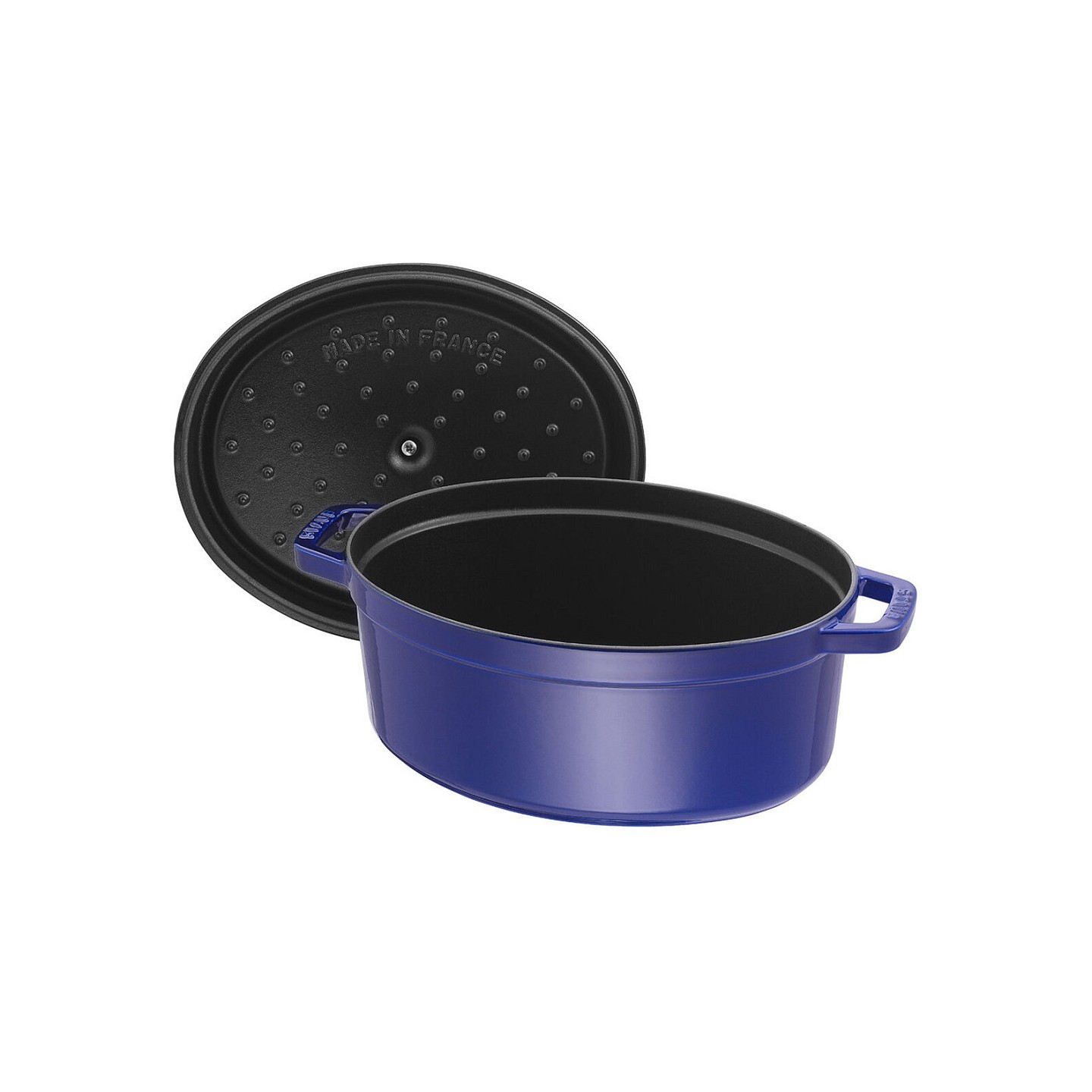 Staub La Cocotte 29cm oval dunkelblau. Gusseisen — Buy in Cyprus with Fast Delivery