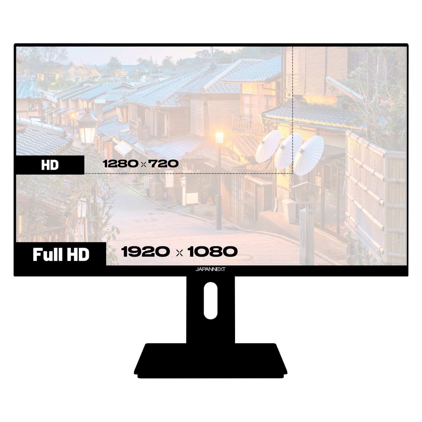 JapanNext FULL HD Monitor 60.5cm (23.8') — Buy in Cyprus with Fast Delivery