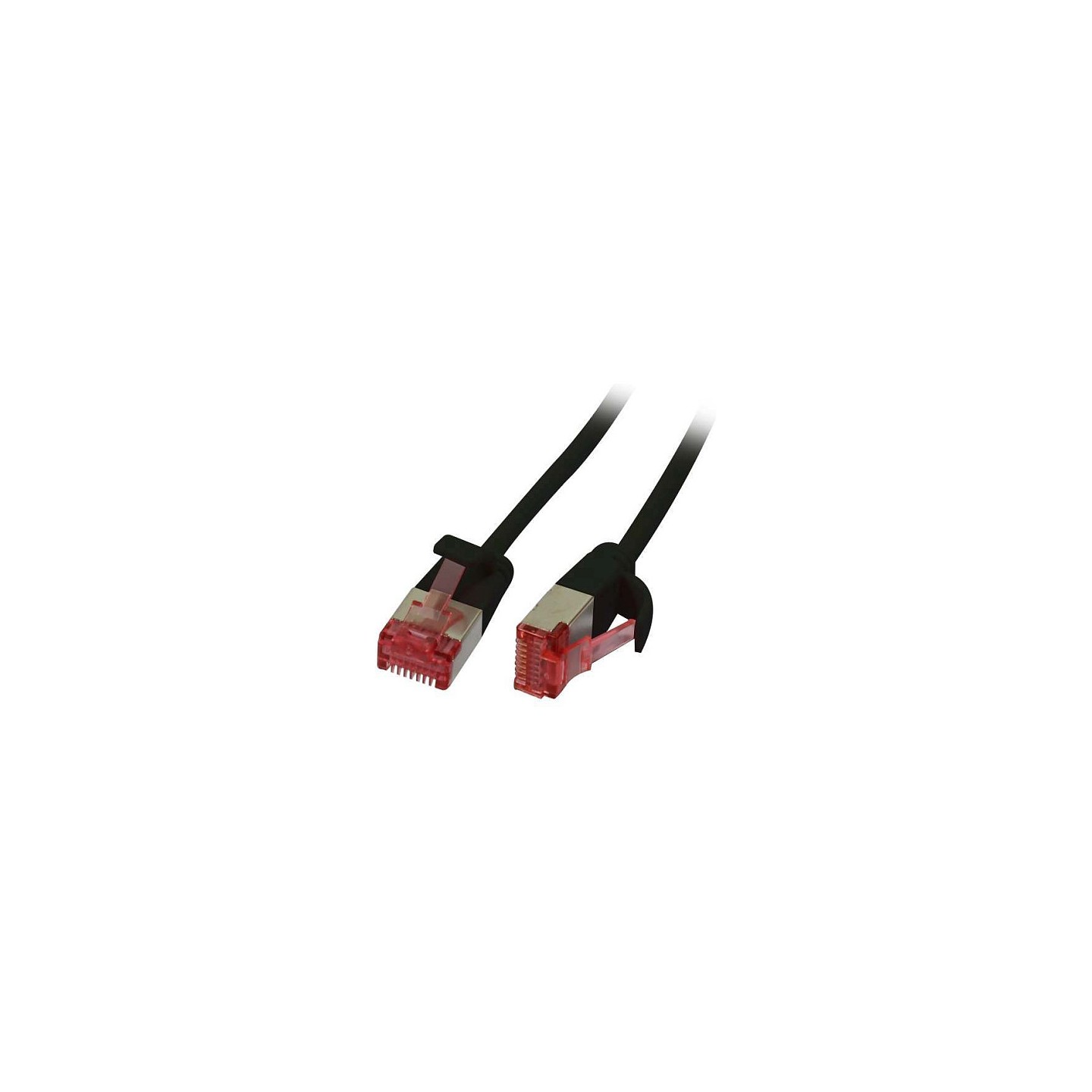 Synergy21 Patchkabel RJ45. CAT6 250Mhz. 1.0m schwarz. U FTP. slimline rund d3.6mm. — Buy in Cyprus with Fast Delivery