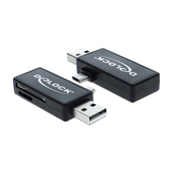 Delock Micro USB OTG Card Reader + USB A Stecker — Buy in Cyprus with Fast Delivery