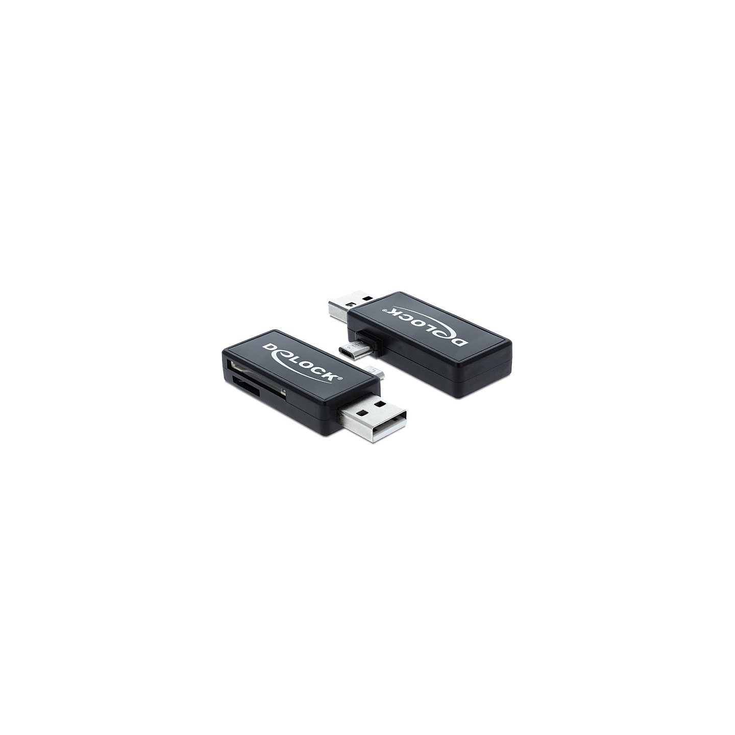 Delock Micro USB OTG Card Reader + USB A Stecker — Buy in Cyprus with Fast Delivery