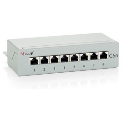 Equip Patchpanel 8x RJ45 Cat5e FTP Desktop hellgrau — Buy in Cyprus with Fast Delivery