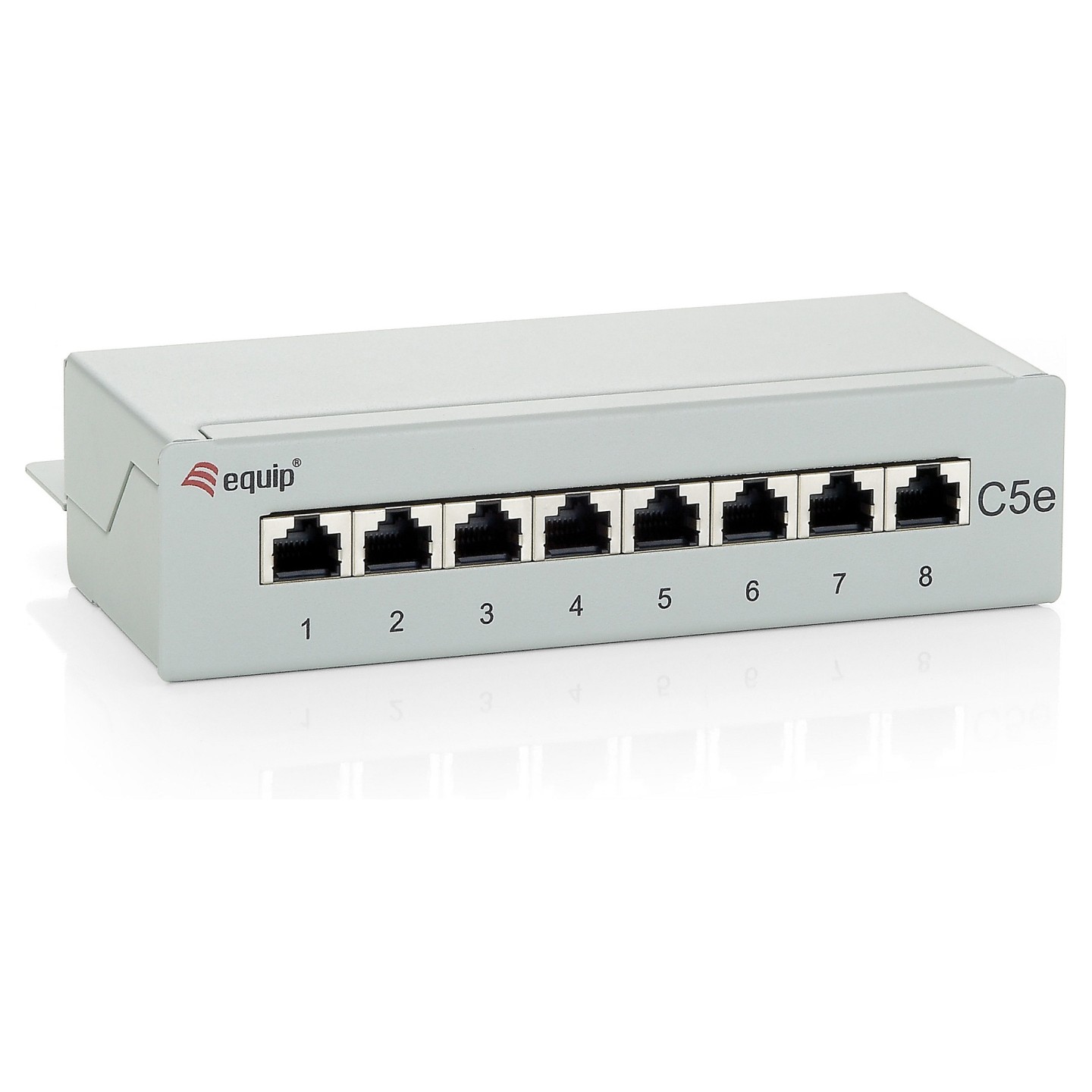 Equip Patchpanel 8x RJ45 Cat5e FTP Desktop hellgrau — Buy in Cyprus with Fast Delivery