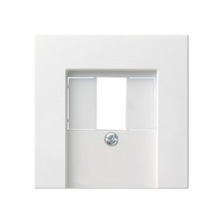 GIRA 027603 Abdeckung TAE+Stereo+USB System 55 reinweiß — Buy in Cyprus with Fast Delivery