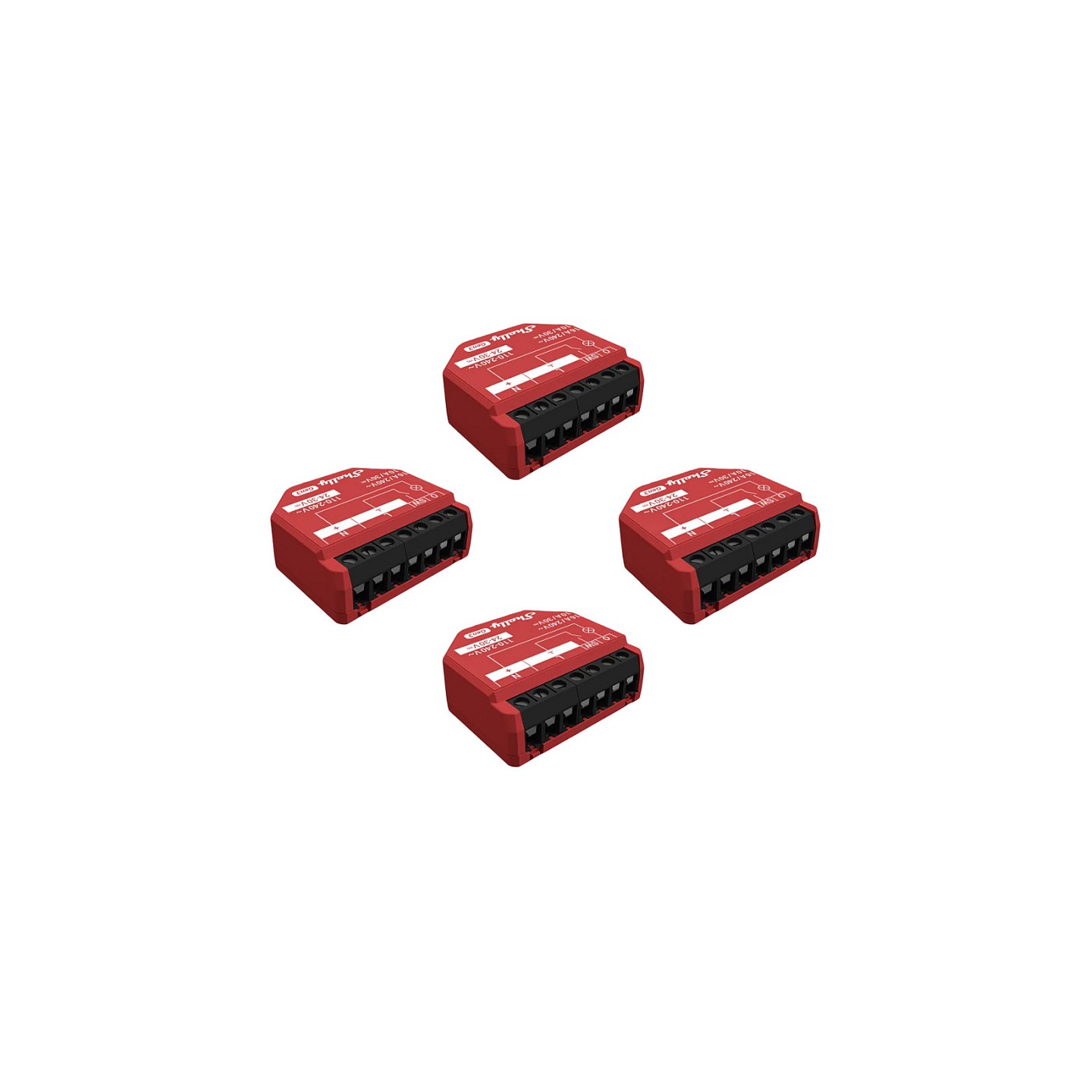 Shelly Relais '1PM Gen3 4er Pack' max 16A 1 Kanal WLAN BT — Buy in Cyprus with Fast Delivery