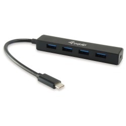 Equip USB-Hub 4-Port 3.2 C- to 4x3.0 5Gbps o.Netzteil sw — Buy in Cyprus with Fast Delivery