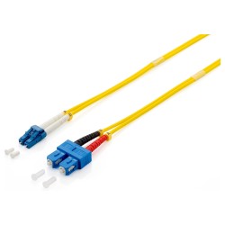 Equip LWL Patchkabel LC- to SC 10.00m Singlemode Duplex OS2 ge Polybeutel — Buy in Cyprus with Fast Delivery
