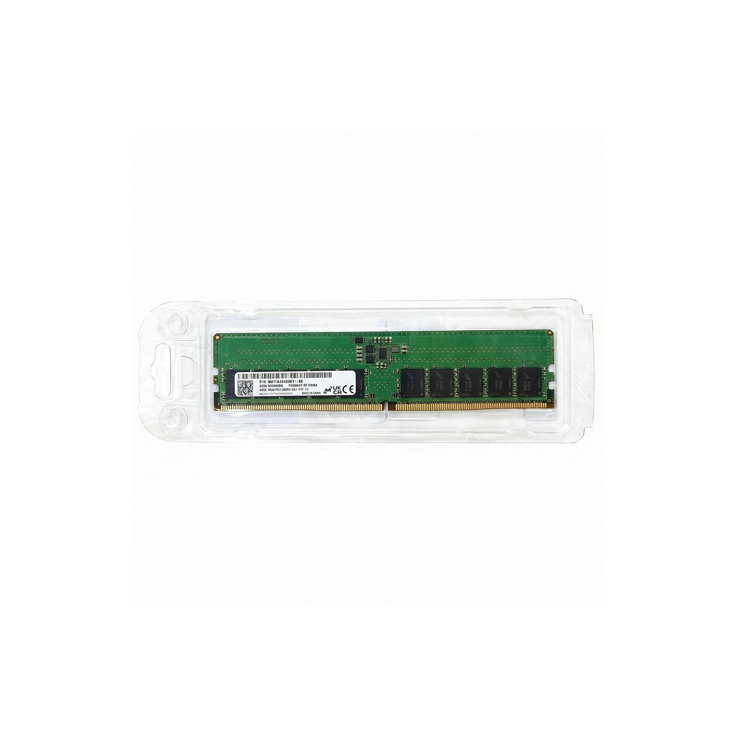 Micron - Modul - 16 GB - DIMM 288-PIN - 5600 MHz PC5-44800 - CL46 - ungepuffert - ECC — Buy in Cyprus with Fast Delivery