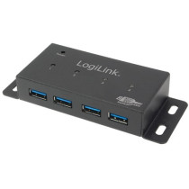 LogiLink UA0149 4-Port USB 3.2 Gen1 Hub - Mountable Grey — Armenius Store Cyprus