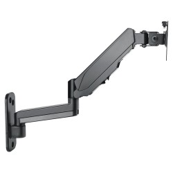 MANHATTAN Wandhalterung mit Gasdruckfeder und Kugelgelenk am Halterungsarm fuer Monitore von 48.18-81.28cm 17Z - 32Z ...