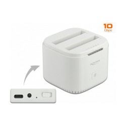 USB Type-CTM 3.2 Dockingstation für 2 x 2.5? SATA HDD SSD mit Klon Funktion — Buy in Cyprus with Fast Delivery