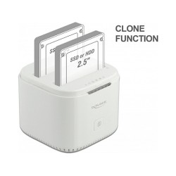 USB Type-CTM 3.2 Dockingstation für 2 x 2.5? SATA HDD SSD mit Klon Funktion — Buy in Cyprus with Fast Delivery